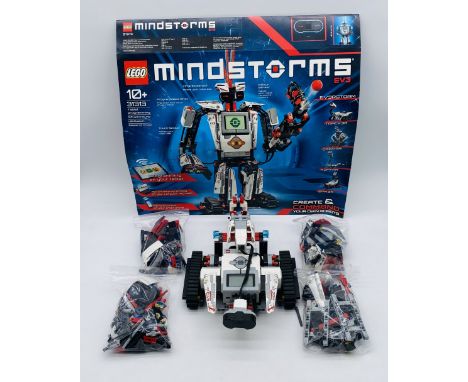 A part-built Lego Mindstorms tablet programming robot (31313) - with original box