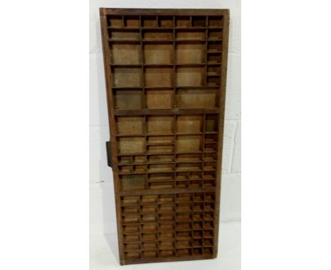 A vintage printers tray.