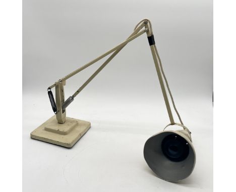 A Herbert Terry Anglepoise lamp (A/F) in cream 