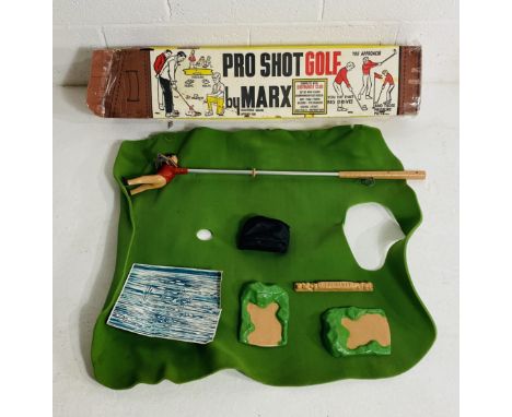 A vintage Marx Pro Shot Golf game - box A/F