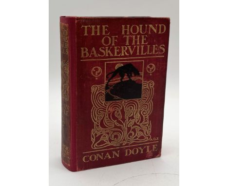 Doyle (Sir Arthur Conan) The Hound of the Baskervilles, first edition 1902 with "you" for "your" on p.13 line 3. This copy ha