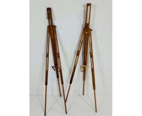 A vintage Windsor & Newton artists easel and another                                                                         