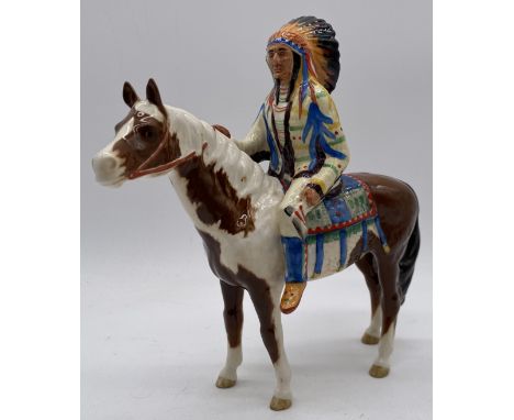 A Beswick Indian on horseback model no 1391