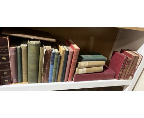 A collection of various vintage and antiquarian books including the Alphabetical Manual of Blowpipe Analysis by W. A. Ross wi