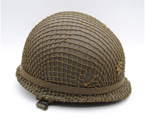 An American military helmet