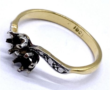 A scrap 18ct gold ring, total weight 2.8g