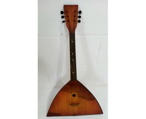 A vintage Russian Balalaika. 