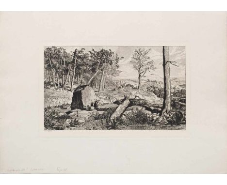   Max Klinger  Max Klinger    Max Klinger    (1857 Leipzig - 1920 Großjena/Naumburg)   "Simplicius in der Waldeinöde". Origin