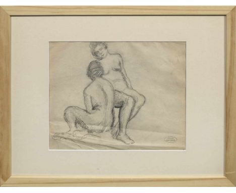   Andre Derain  Andre Derain    Andre Derain    (1880 Chatou bei Paris - 1954 Garches/Seine)   Zwei weibliche Akte   Verso we