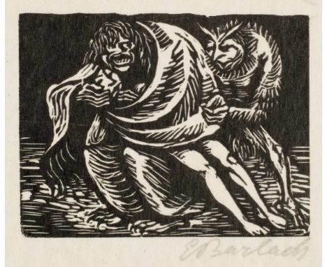   Ernst Barlach  Ernst Barlach    Ernst Barlach    (1870 Wedel - 1938 Rostock)   "Blocksberggelichter". Originaltitel   Holzs
