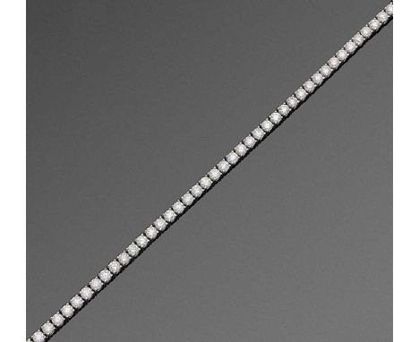   Klassisches Brillant-Rivière-Armband  Klassisches Brillant-Rivière-Armband    Klassisches Brillant-Rivière-Armband    Weißg