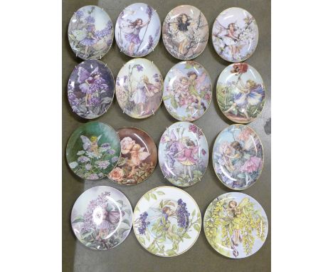 Flower Fairy collectors plates; two Villeroy &amp; Boch, two Wedgwood, one Border and ten Royal Worcester 