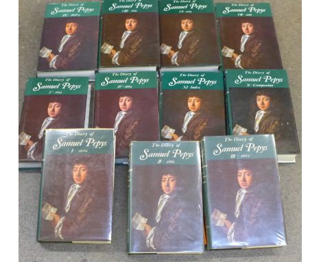 The Diary of Samuel Pepys, no. 1-11, published 1970s/80s by G Bell &amp; Sons Ltd 