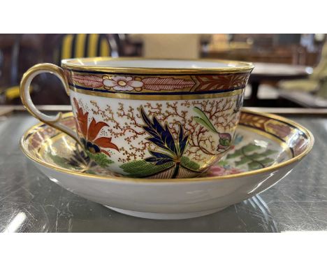 A Barr, Flight &amp; Barr Worcester breakfast cup and saucer with Imari pattern, circa 1800/1820, factory mark to base and im