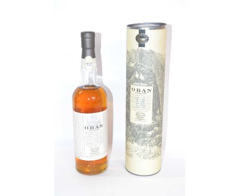 Oban 'Little Bay of Caves' West Highland Malt Scotch Whisky 14 Years, 70cl, in gift tube
