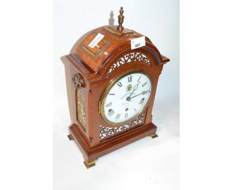 A Garrard &amp; Co,London modern bracket clock produced for the 350th Anniversary of The Worshipful Company of Clock Makers f