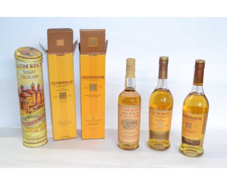 Glenmorangie Highland Single Malt Scotch Whisky 10 Years, 70cl, boxed; Glenmorangie Highland Single Malt Scotch Whisky 10 Yea