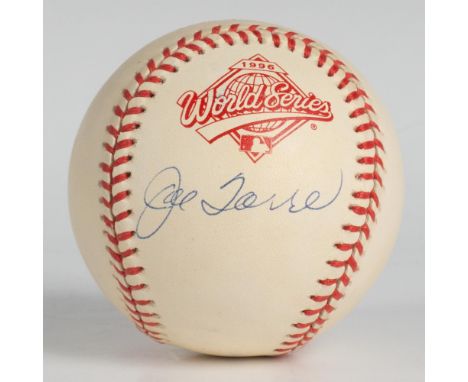 Hand-signed Ball marked Official Ball 1996 World Series. Certificate of Authenticity included from Stan Sports Memorabilia. T