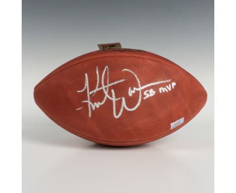 Official Wilson NFL Super Bowl XXXIV Football from the St. Louis Rams vs Tennessee Titans in Atlanta, GA on January 30, 2000,