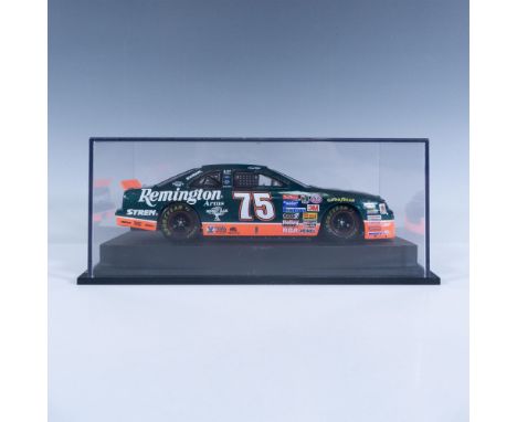 Die-cast metal with plastic parts, 1:24 scale replica of the 1997 season racer. This item has a plastic base with removable c