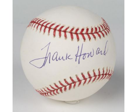 Major League Baseball signed by 1960 National League Rookie of the Year, 4x All-Star, and 1968 and 1970 AL Home Run Champ. Ce