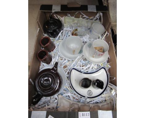 A quantity of GNR crockery and glassware including teapots, cups, saucers etc