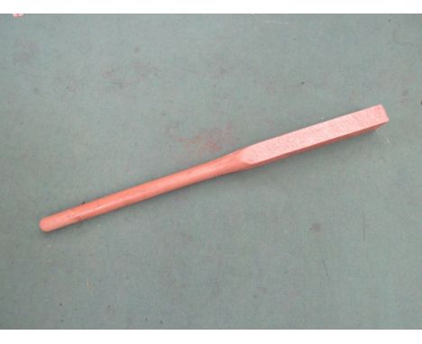 A railway shunters wagon braking stick