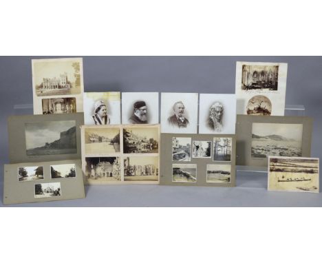 A quantity of assorted vintage large-format photographs, ephemera, etc.