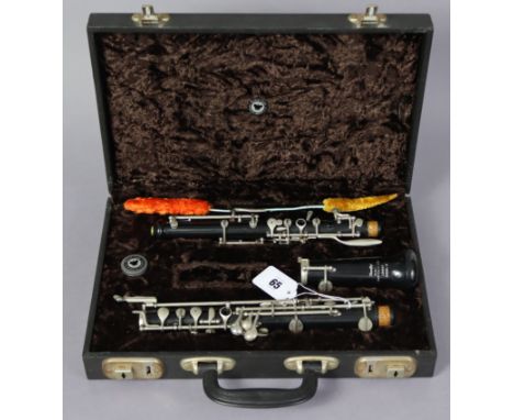 A Rudall Carte &amp; Co. of London “Romilly” (Model A) ebonised-finish clarinet, 23¼” long, with case.