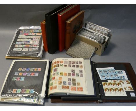 A collection of G B &amp; foreign stamps in six albums/stock-books, GB from 1d Black onwards, one album of 1980’s commemorati