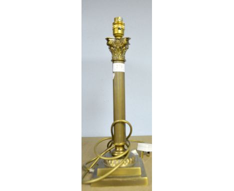 Lamp in the form of a Corinthian column 40cm 