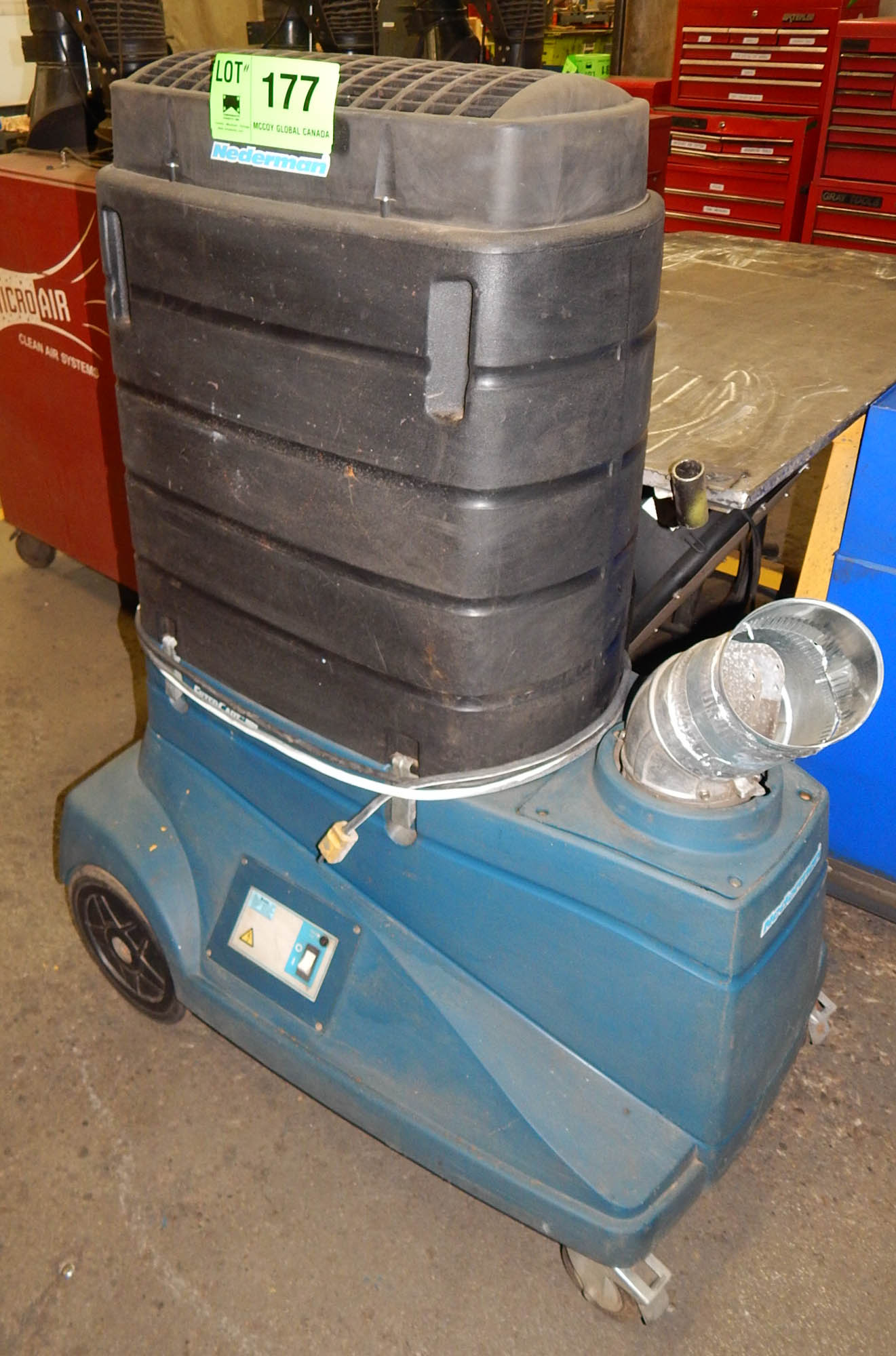 NEDERMAN PORTABLE WELDING FUME EXTRACTOR S/N N/A