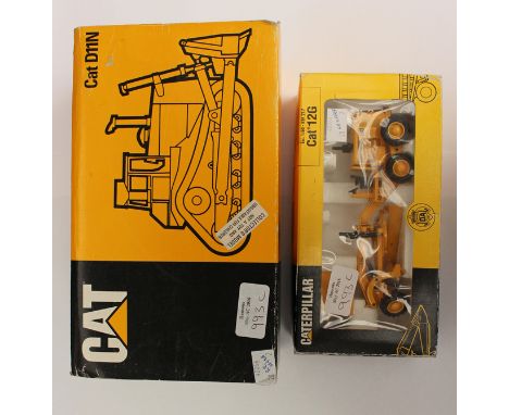 CAT DIIN and 12G tractor and excavator boxed 