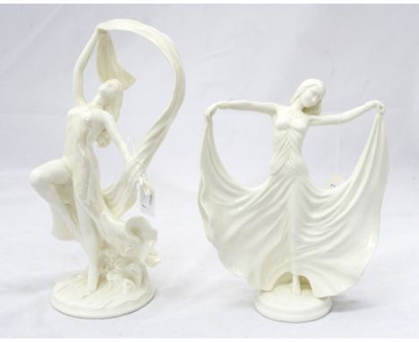 Royal Worcester pair of figures comprising of 'Joy' and 'The Dance of Time (2) 