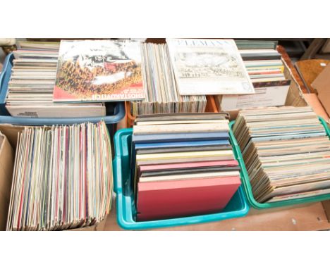 Seven large boxes of classical LP records including scarce stereo pressings and box sets, Decca/HMV/Columbia etc