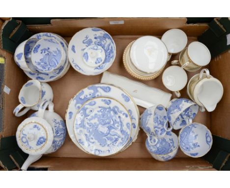 A Royal Worcester part tea service with an Aynsley part tea service etc (1 box) 