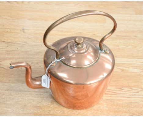 A 19th Century copper kettle