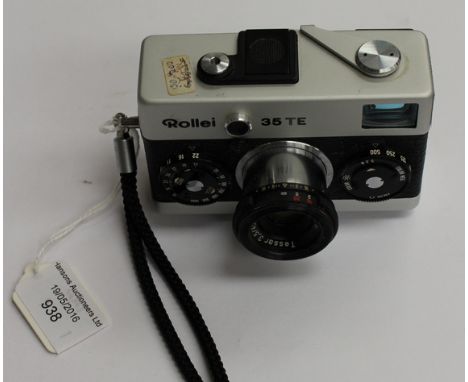A vintage Rollei 35TE camera