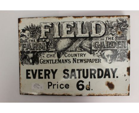 Enamel signs, The Queen, The ladies Newspaper and Chronicle 