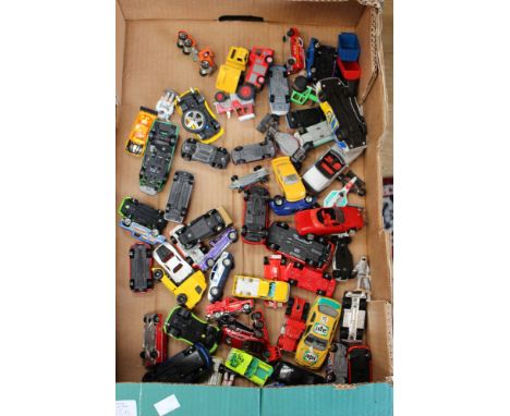 Three boxes of assorted collectors item to include camera equipment, an overhead projector, assorted Churchill memorabilia, u