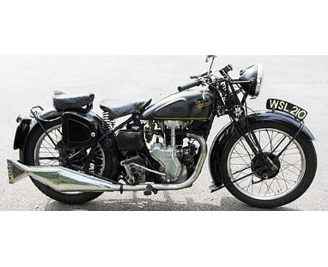 1939 Velocette, WSL210 Black, 9586 mileage
Very original, well maintained working order, 2 former keepers since 1939
249cc, C