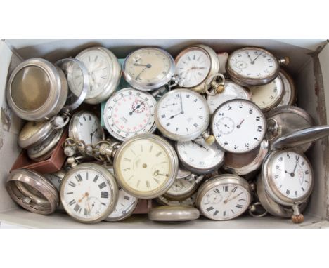 A parcel of assorted vintage pocket watches, to include a Tiffany goliath watch, Ingersoll, Sackville, Railway Timepkeeper, M