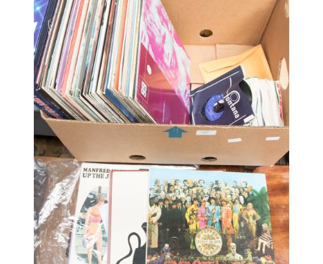 A very good collection of LP records, including The Beatles stereo first 'Sgt Peppers' LP, King Crimson 'In the Court of...' 