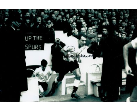 Jimmy Greaves signed Tottenham Hotspur 12x8 black and white photo. James Peter Greaves MBE (20 February 1940 - 19 September 2