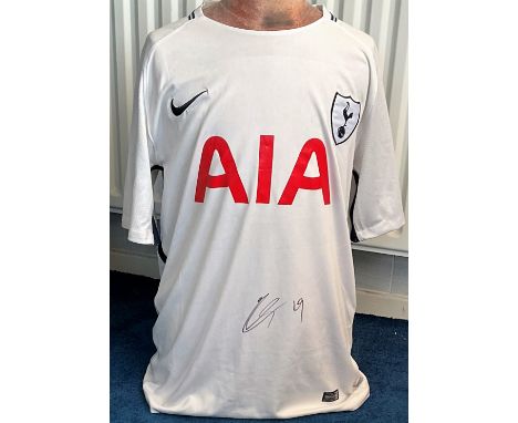 Football, Ryan Sessegnon signed replica Tottenham Hotspur F C home shirt, size XL Sessegnon is an English professional footba