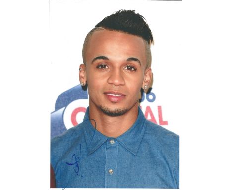 Singer Aston Merrygold signed 12x8 colour photo in excellent condition. Aston Iain Merrygold is an English singer, dancer, te