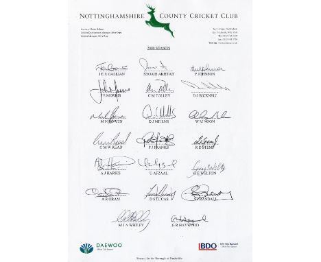 Akhtar, P Johnson, M. N Bowen, W. M Noon, G. R Haywood and many more. Good condition. All autographs come with a Certificate 