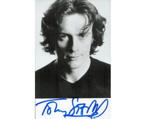 James Bond, Toby Stephens signed 6x4 black and white photograph. Stephens (born 21 April 1969) is an English stage, televisio