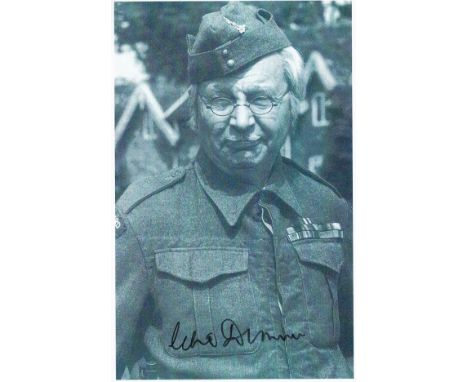 Dads Army, Clive Dunn signed vintage black and white photograph pictured during his role as the elderly Lance Corporal Jones 