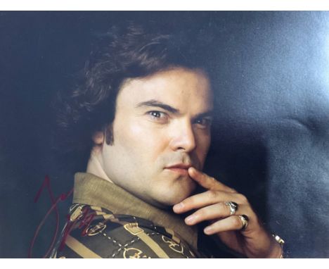 Jack Black signed 10x8 colour photo. Thomas Jacob Jack Black (born August 28, 1969) is an American actor, comedian, musician,